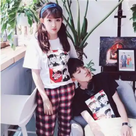 情侣头像小清新情侣头像小清新一男一女
