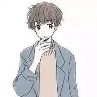 素描漫画帅气男生背面微信头像图片大全
