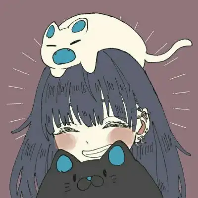 女生猫咪头像动漫图片
