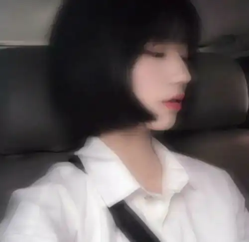ins模糊女生头像
