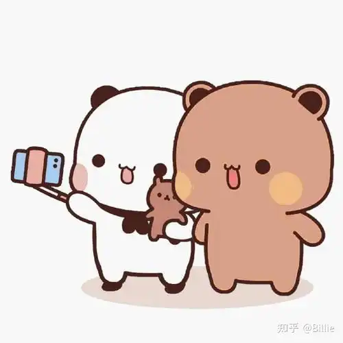 可爱死了的一二和布布
