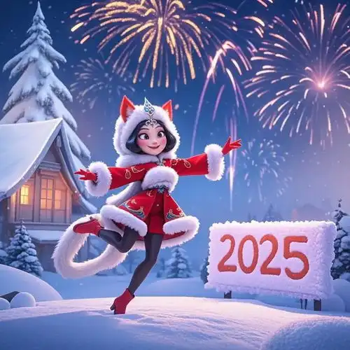 2025年新年快乐图片朋友圈2025年跨年图片元旦图片2025最火图片
