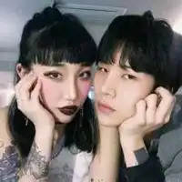 港味情侣头像港味复古风情侣头像两张配对

