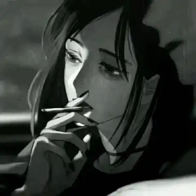动漫黑暗情侣头像一对又丧又酷情头一左一右
