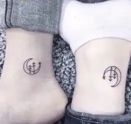 萍乡纹身,小清新纹身情侣图
