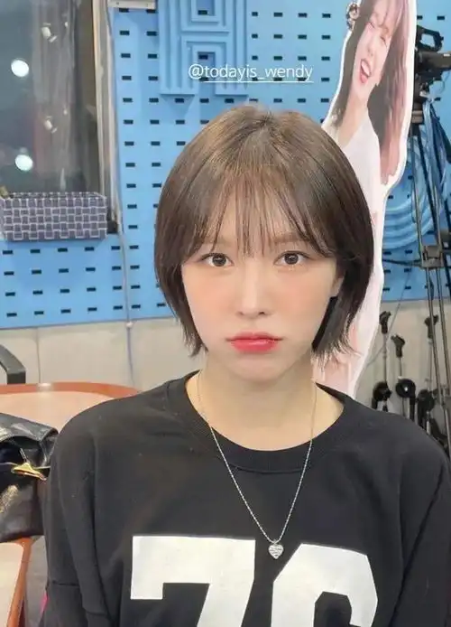 wendy短发有什么魔力女明星争着剪
