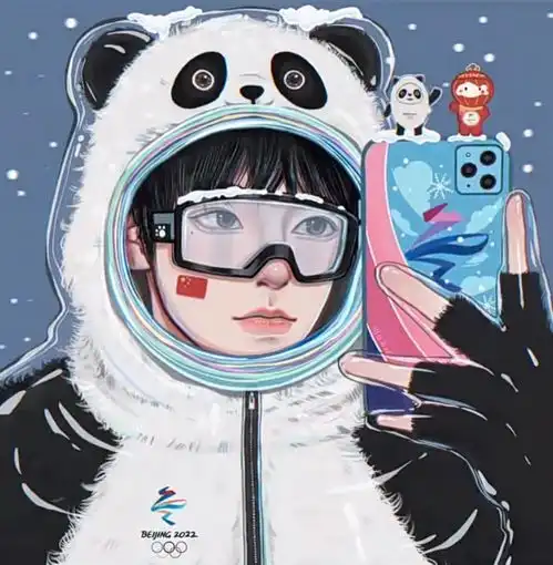 奥运头像0210冰墩墩雪容融头像吉祥物头像
