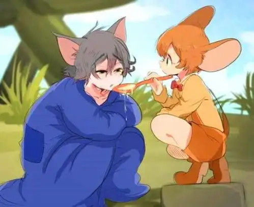 猫和老鼠集体拟人化,杰瑞带着汤姆玩自拍,布奇秒变钢琴王子
