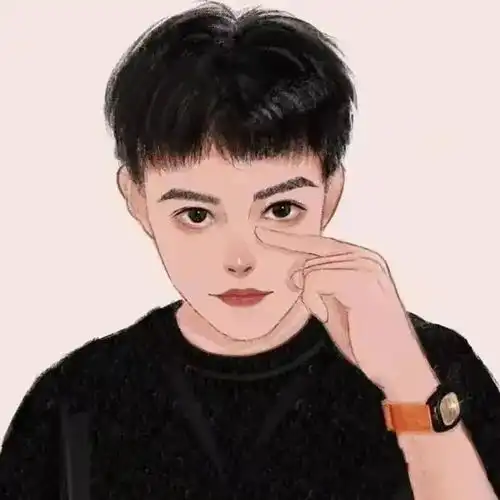 动漫风格情侣头像
