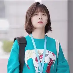 浪花一朵朵云朵谭松韵同款发夹耳钉外套衬衫
