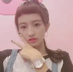 人物这妹子的二次元刘海很萌
