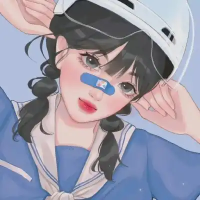 ins手绘女头pt.
