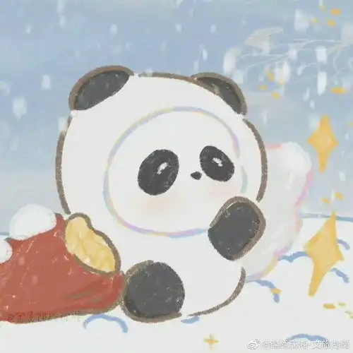 超治愈的冰墩墩雪融融头像一起来网友眠狼

