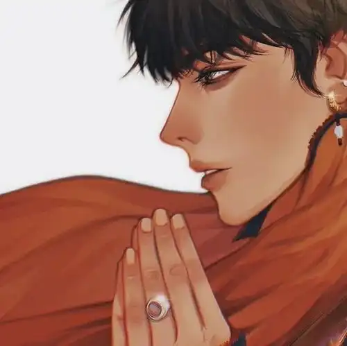 超优质手绘动漫男生头像
