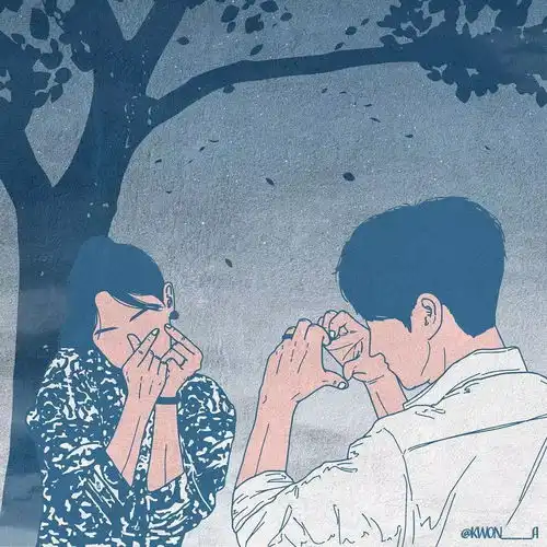 吻他抱他打他,2018年最亲密恋人插画大盘点看完我想恋爱了
