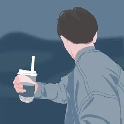 特别的插画情侣头像
