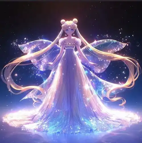 美少女战士美到发光的月亮公主princessserenity倩尼迪水晶光倩影
