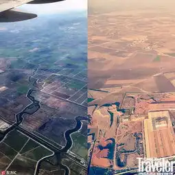 国外异地情侣拼接旅行照另类方式秀恩爱
