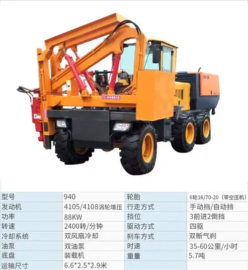 打桩机国骏工程机械厂商公路打桩机
