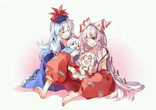 东方project藤原妹红上白泽慧音
