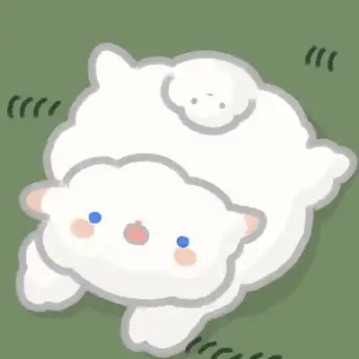 可爱小羊羔手绘头像
