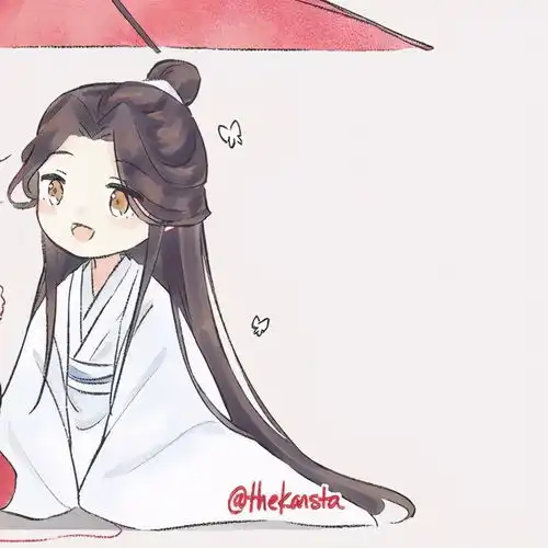 私藏的天官赐福头像,花城谢怜太美了
