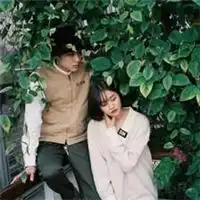 韩系情侣头像双人微信好看的头像
