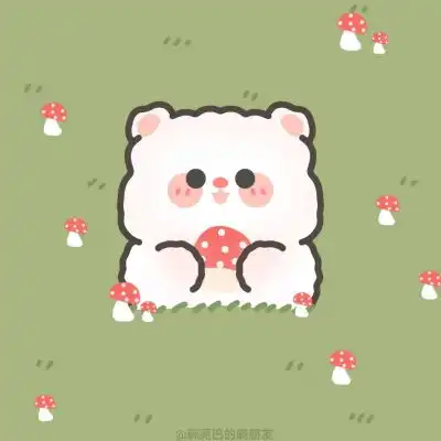 治愈小熊熊背景图可爱卡通背景微信头像我要个性网
